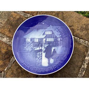 Copenhagen B&G #9073 Country Christmas Limited Edition 7” Porcelain Plate 1973